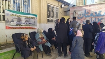 ارایه خدمات جهادگرانه کانون های بسیج جامعه پزشکی شیراز در روستایی«ماه فیروزان » شیراز