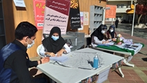 ایستگاه سلامت در پویش «سلیمان خدمت» در مرکز آموزشی درمانی حضرت زینب (س)