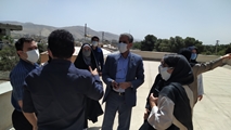 بازدید مهندسان ناظر دفترفنی دانشگاه از پروژه ساخت بیمارستان حضرت خدیجه(س) مرکز آموزشی درمانی حضرت زینب (س)