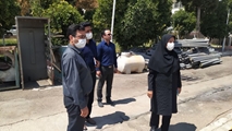 بازدید مدیر امور پشتیبانی دانشگاه علوم پزشکی شیراز از مرکز آموزشی درمانی حضرت زینب (س)